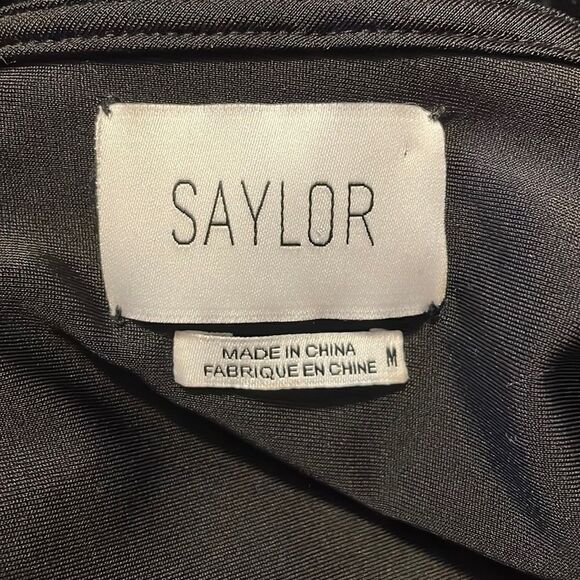 Saylor Floral Velvet Romper Black M - Picture 5 of 8